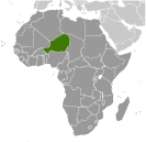 Location of Niger