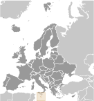 Location of Malta