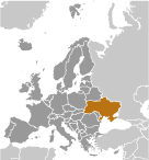 Location of Ukraine