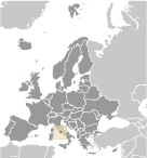 Location of Holy See (Vatican City)