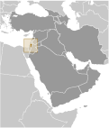 Location of West Bank