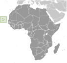 Location of Cape Verde