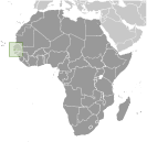 Location of Gambia, The