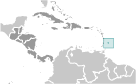 Location of Barbados