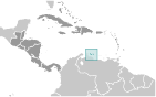 Location of Curacao
