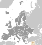 Location of Cyprus