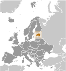 Location of Estonia