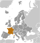 Location of France