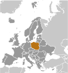 Location of Poland