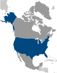 Location of United States